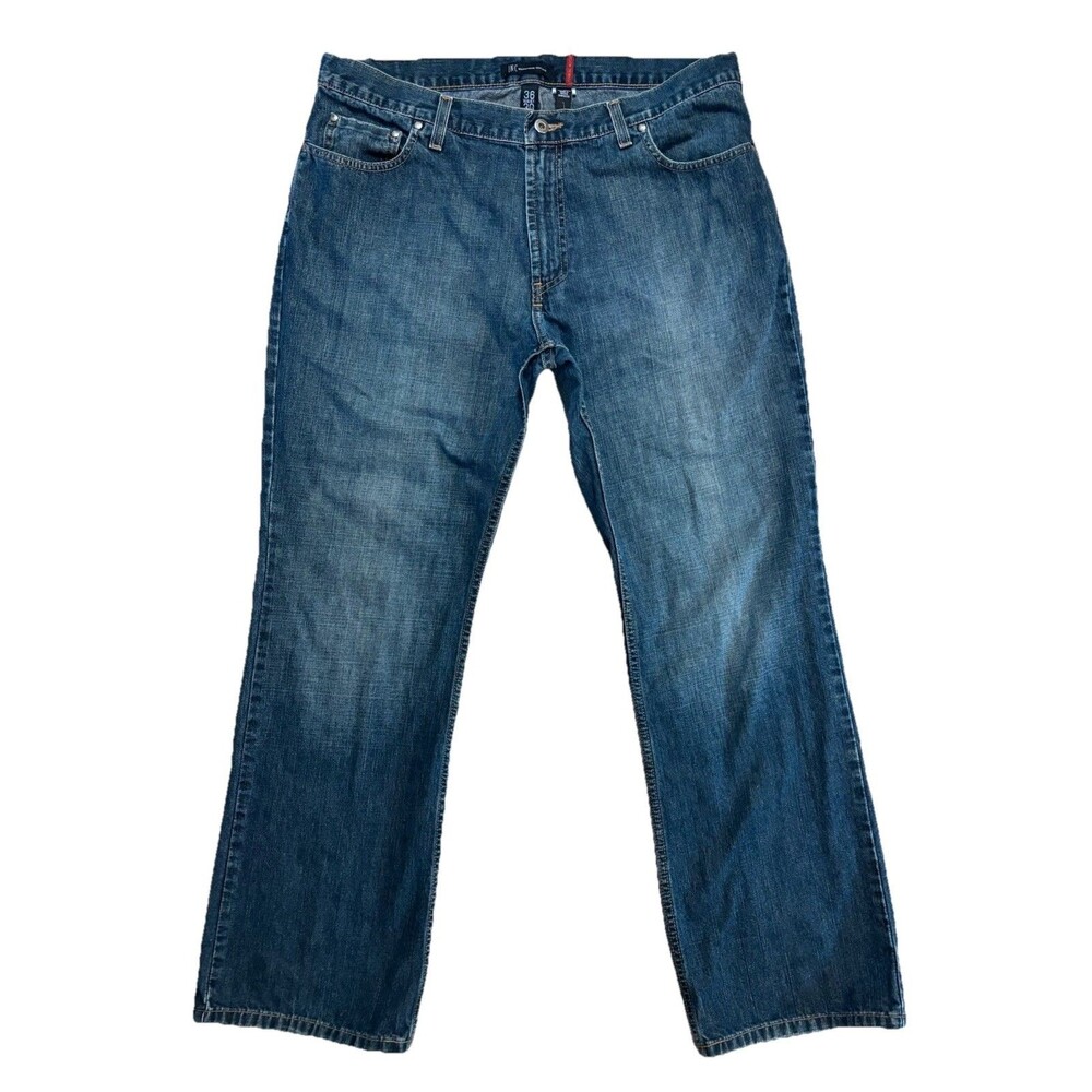 INC International Concepts Men's Straight Blue Jeans 36 X 30 Denim Below Waist